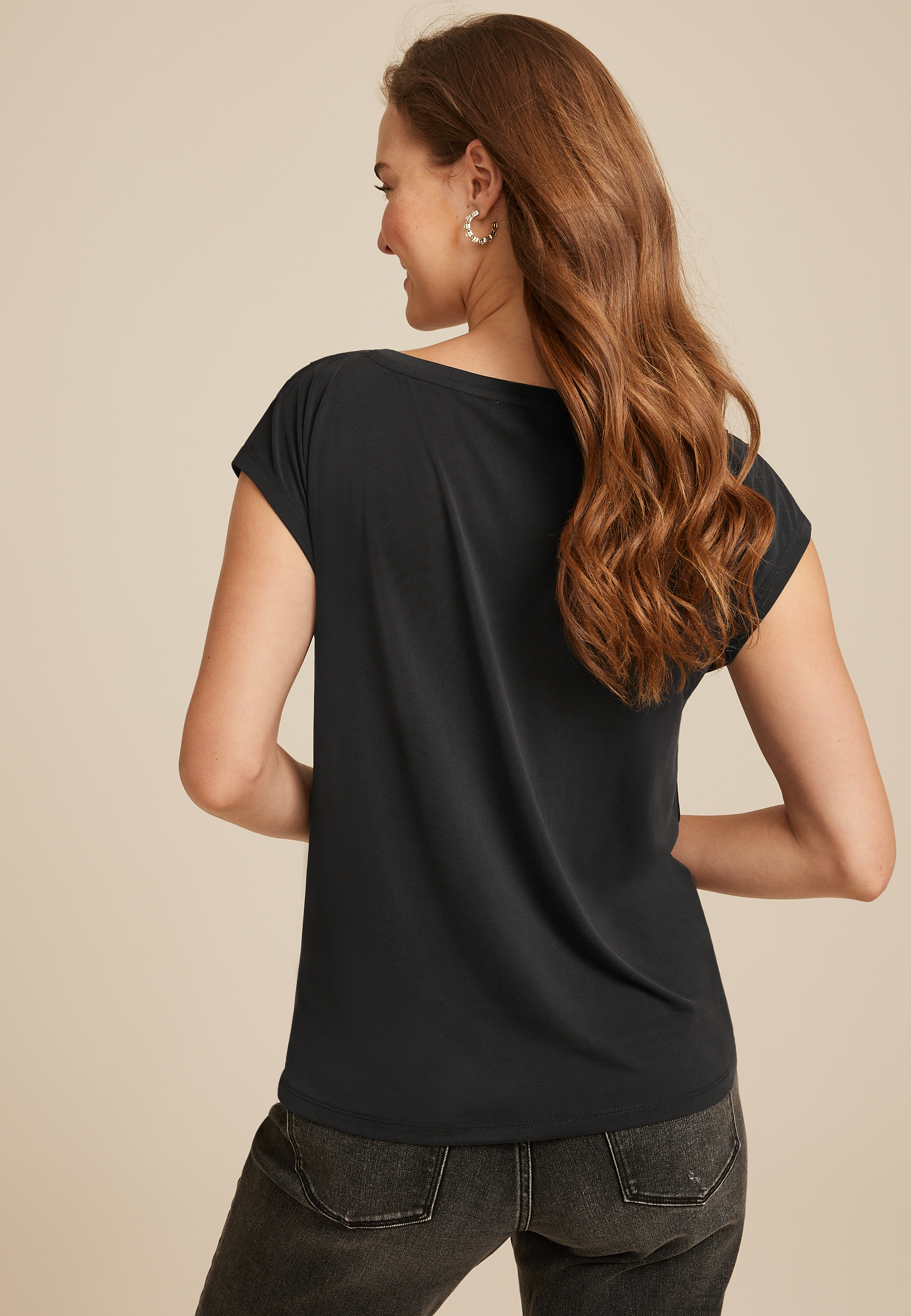 24/7 Pleated Fairhaven Sandwash Tee, C106, large