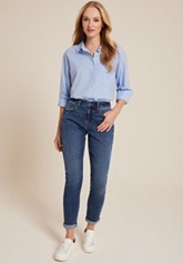 Studio Y Jacquard Front Tie Peplum Cardigan