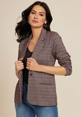 Houndstooth Blazer, C4695, small