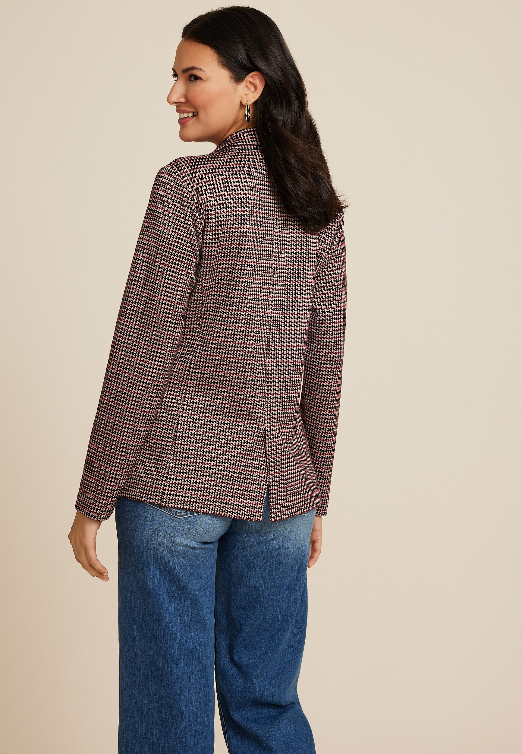 Houndstooth Blazer, C4695, large