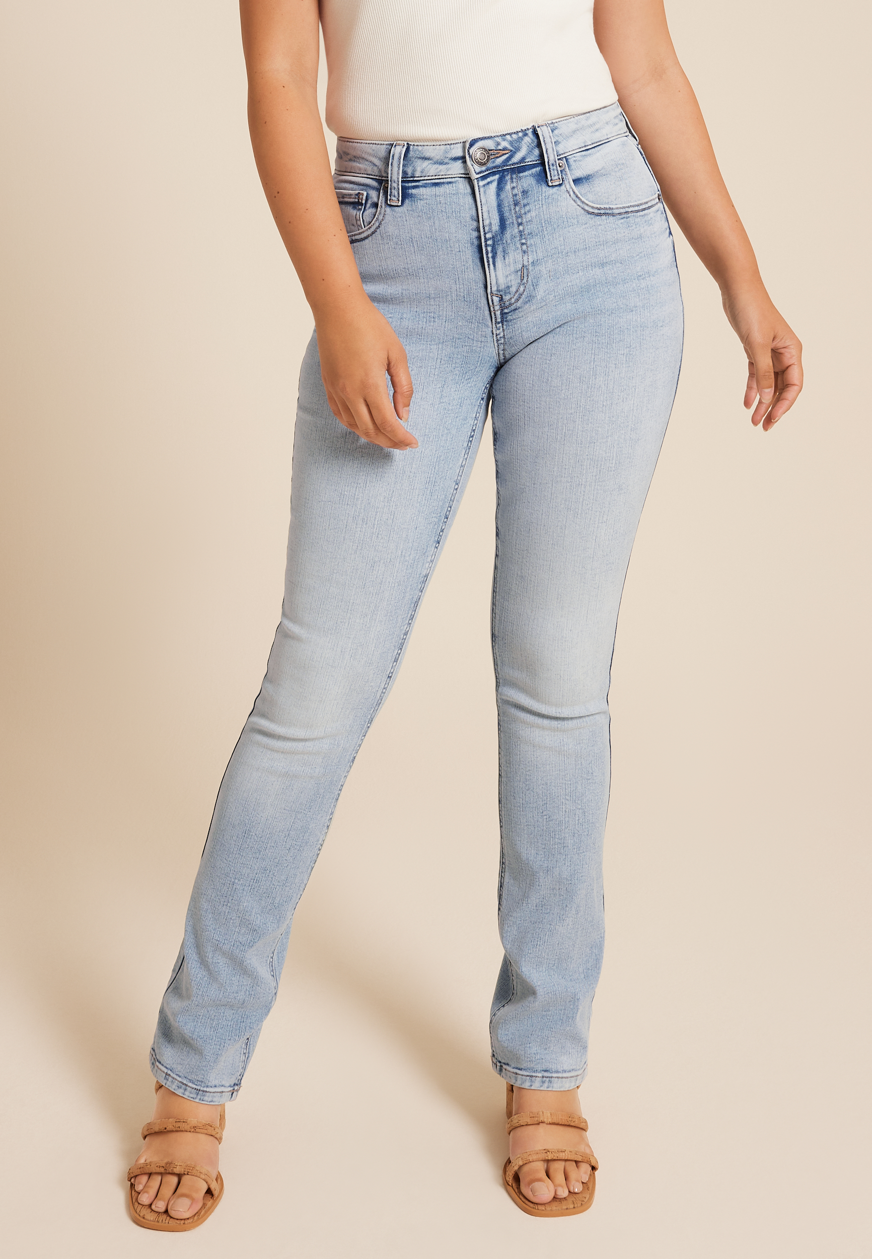 m jeans by maurices™ Bi Stretch High Rise Slim Boot Jean