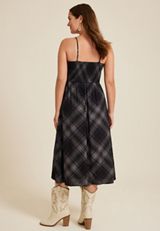 Bare Smocked Midi Dress, C1756, small