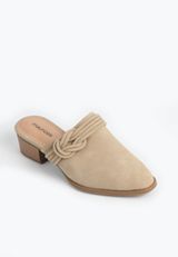 SuperCush Bailey Pointed Toe Slip On Knot Mule, SAND, small