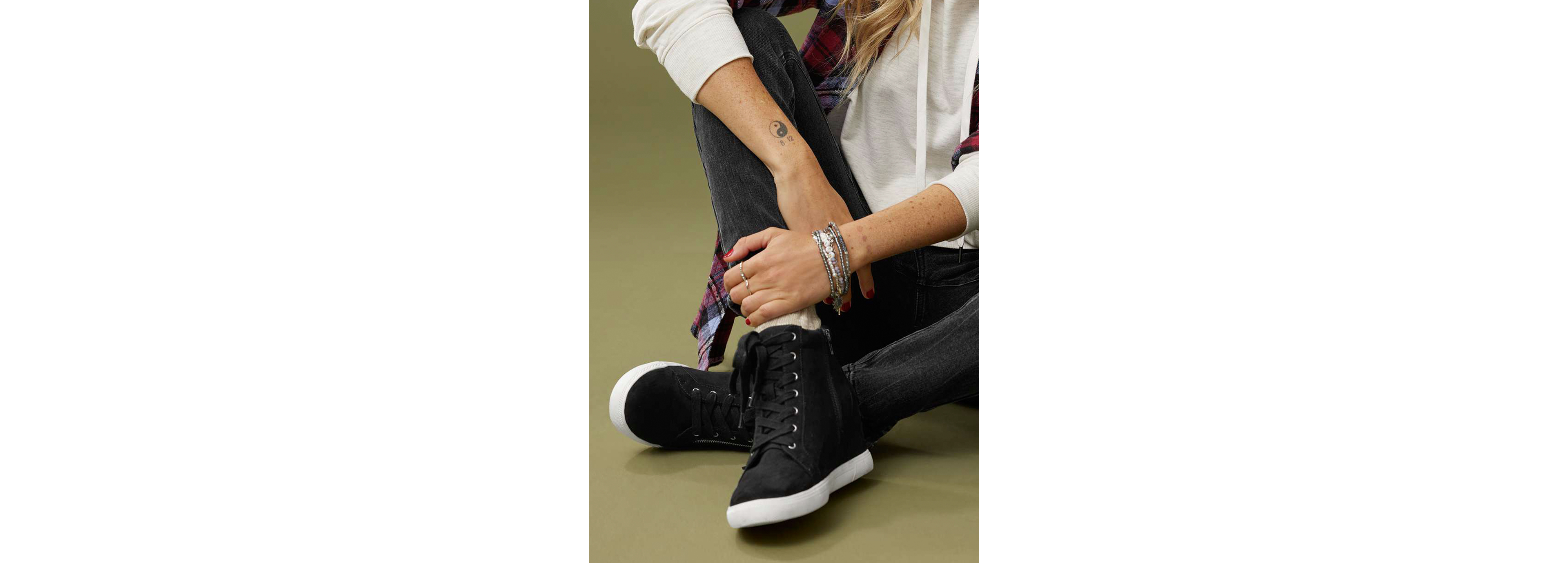 SuperCush Laney Lace Up Sneaker Wedge