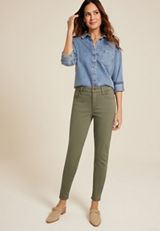 m jeans by maurices&trade; High Rise Color Jegging, C3142, small
