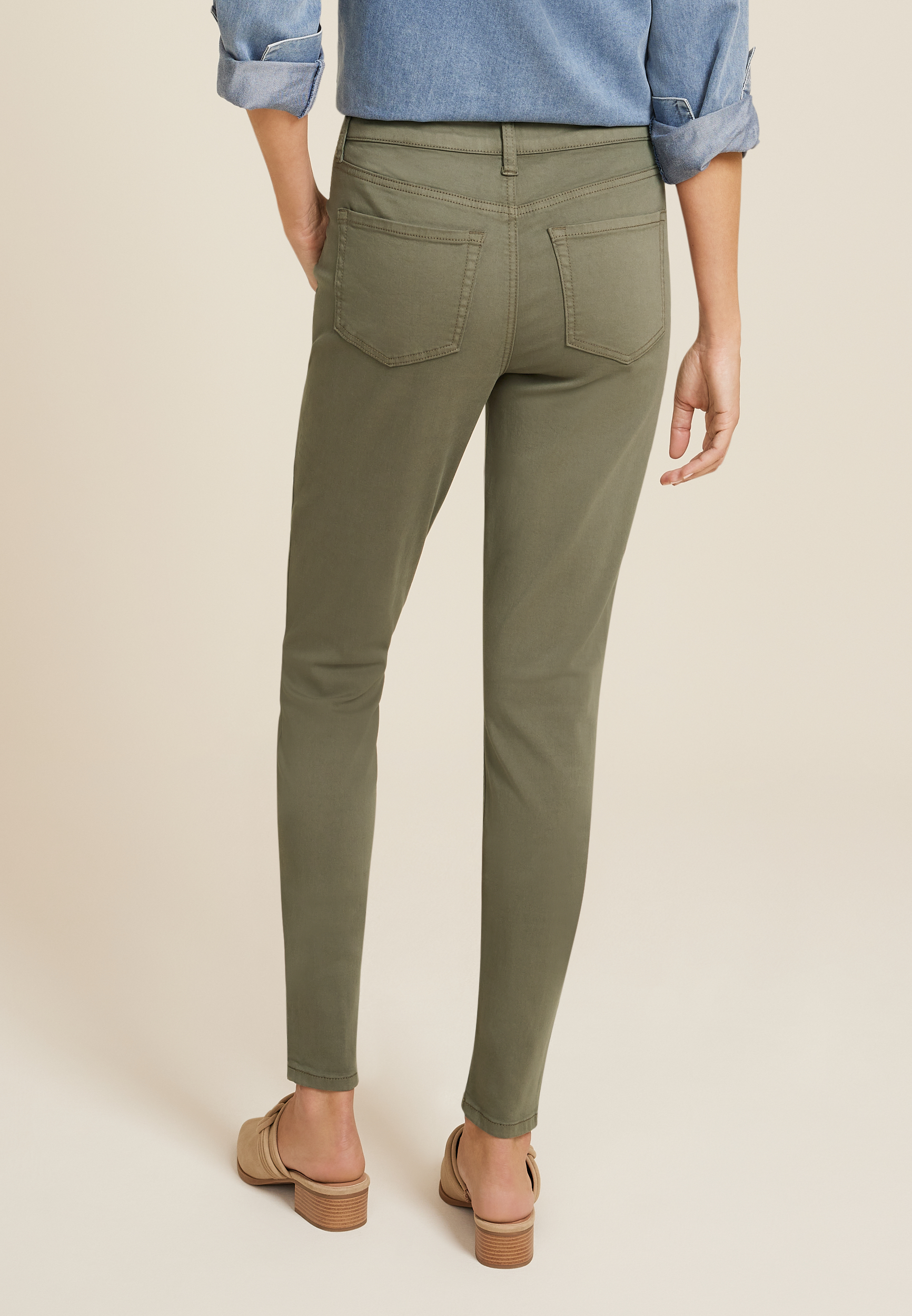 m jeans by maurices™ High Rise Color Jegging maurices