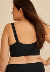 Invisibliss Adjustable Strap Bralette, BLACK, small