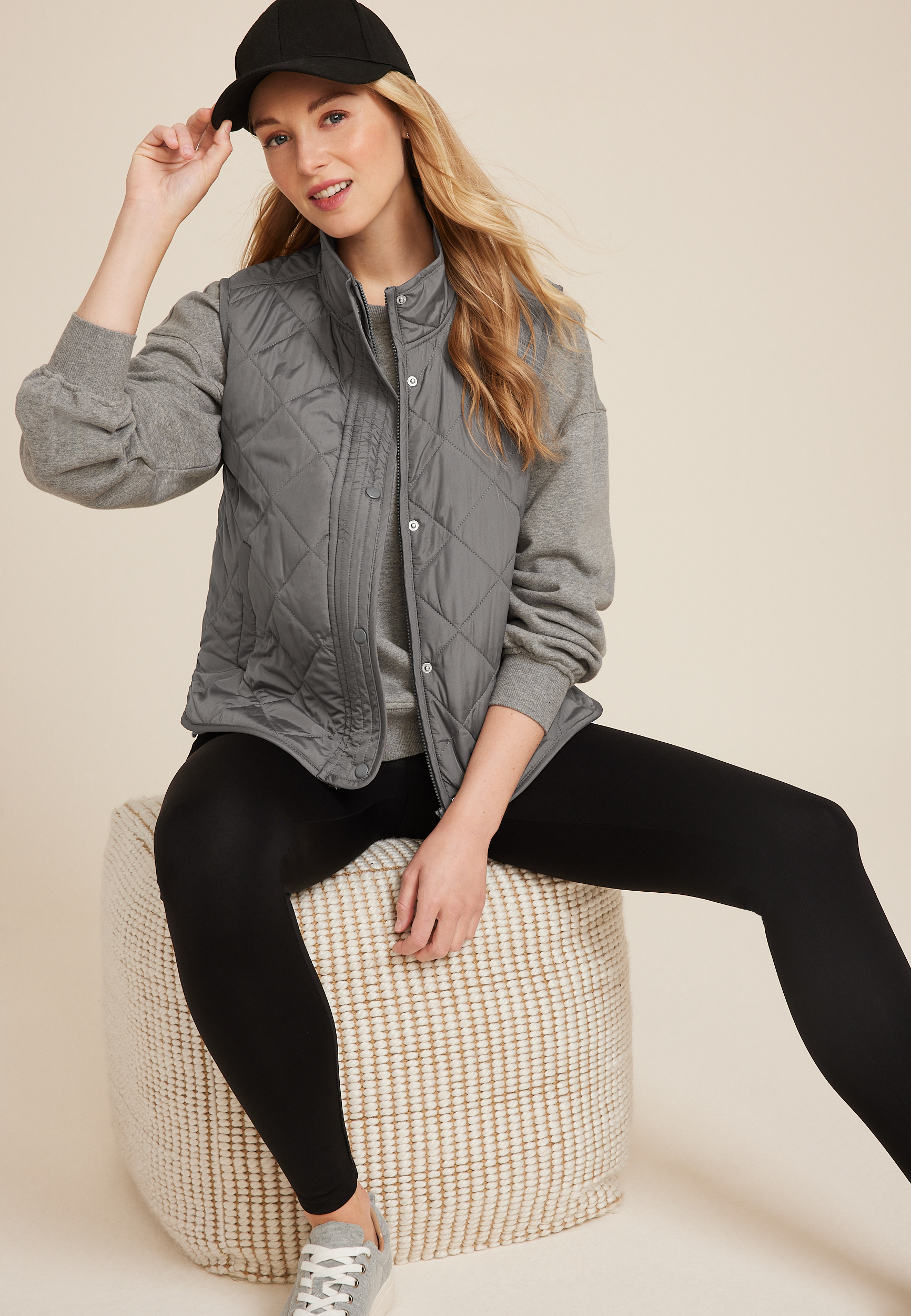 Featherweight Quilted Vest, C9768, large