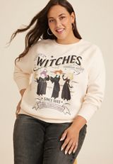 Plus Size Hocus Pocus Sweatshirt, C2789, small