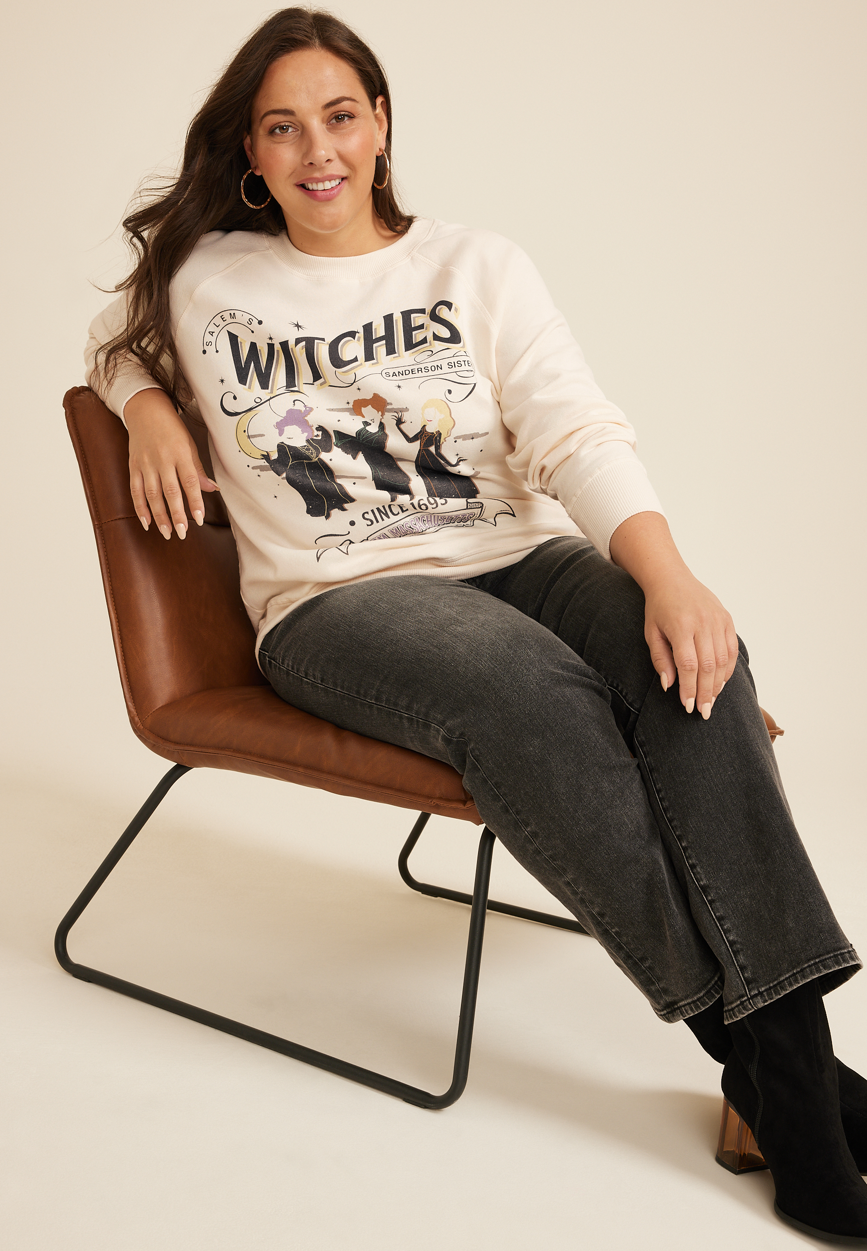 Plus Size Hocus Pocus Sweatshirt, C2789, large