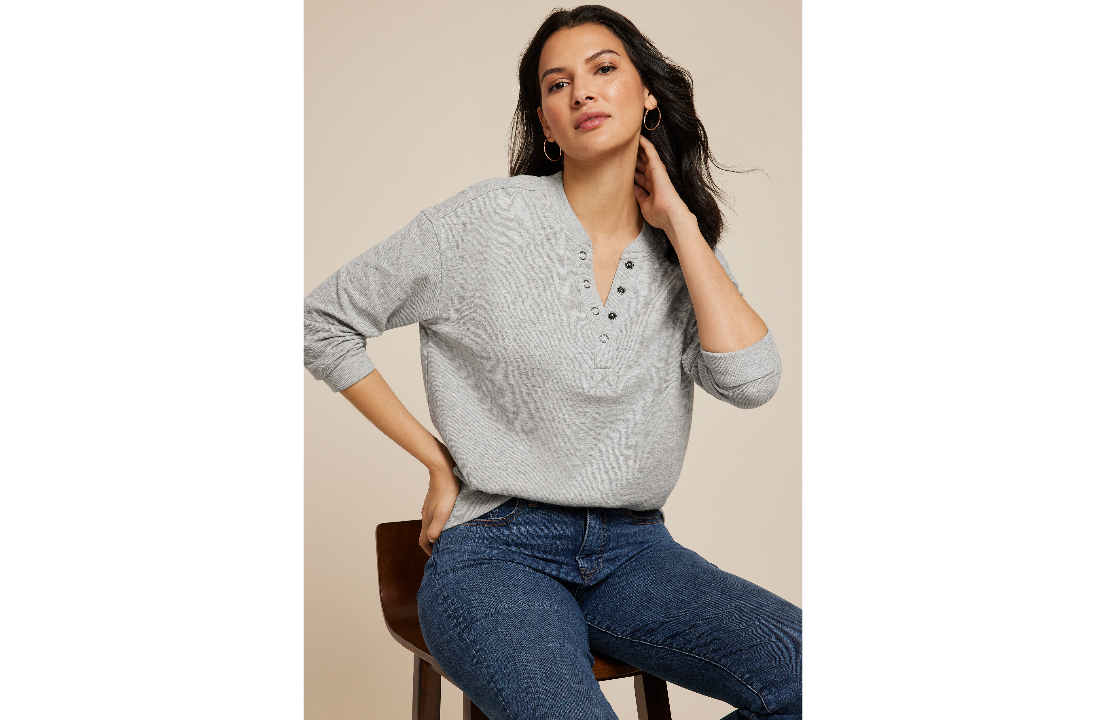 Henley Pullover