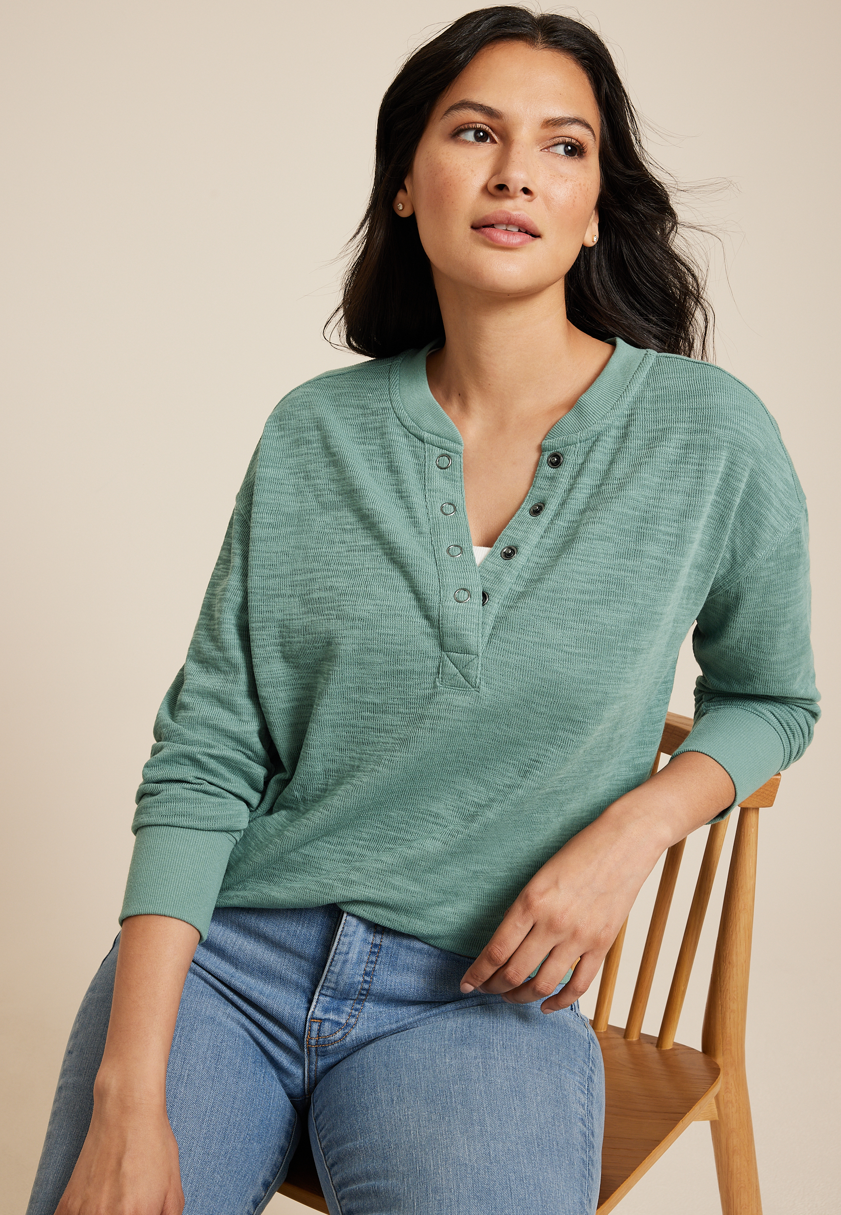 Henley Pullover