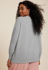 Plus Size Henley Pullover, C3348, small