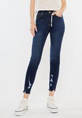 KanCan&trade; Ripped Mid Rise Skinny Ankle Jean, C2372, small
