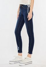 KanCan&trade; Ripped Mid Rise Skinny Ankle Jean, C2372, small