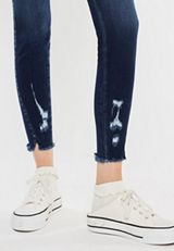 KanCan&trade; Ripped Mid Rise Skinny Ankle Jean, C2372, small