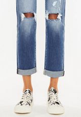 KanCan&trade; High Rise Open Ripped Slim Straight Jean, C3337, small