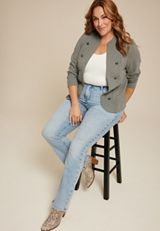Plus Size Everflex&trade; No Gap High Rise Slim Boot Jean, C2806, small
