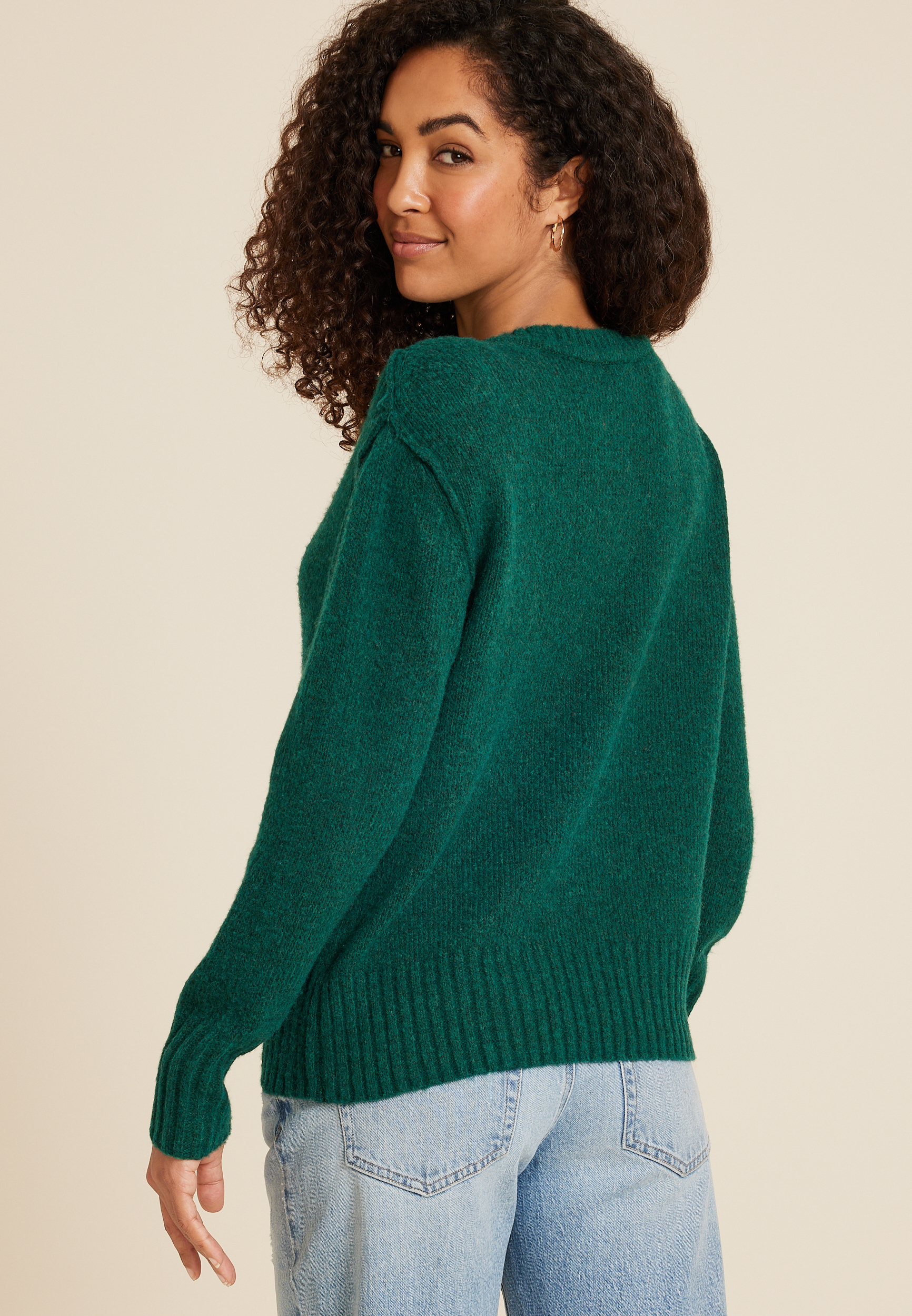 Cozier Than Cashmere Sweater, C3895, large