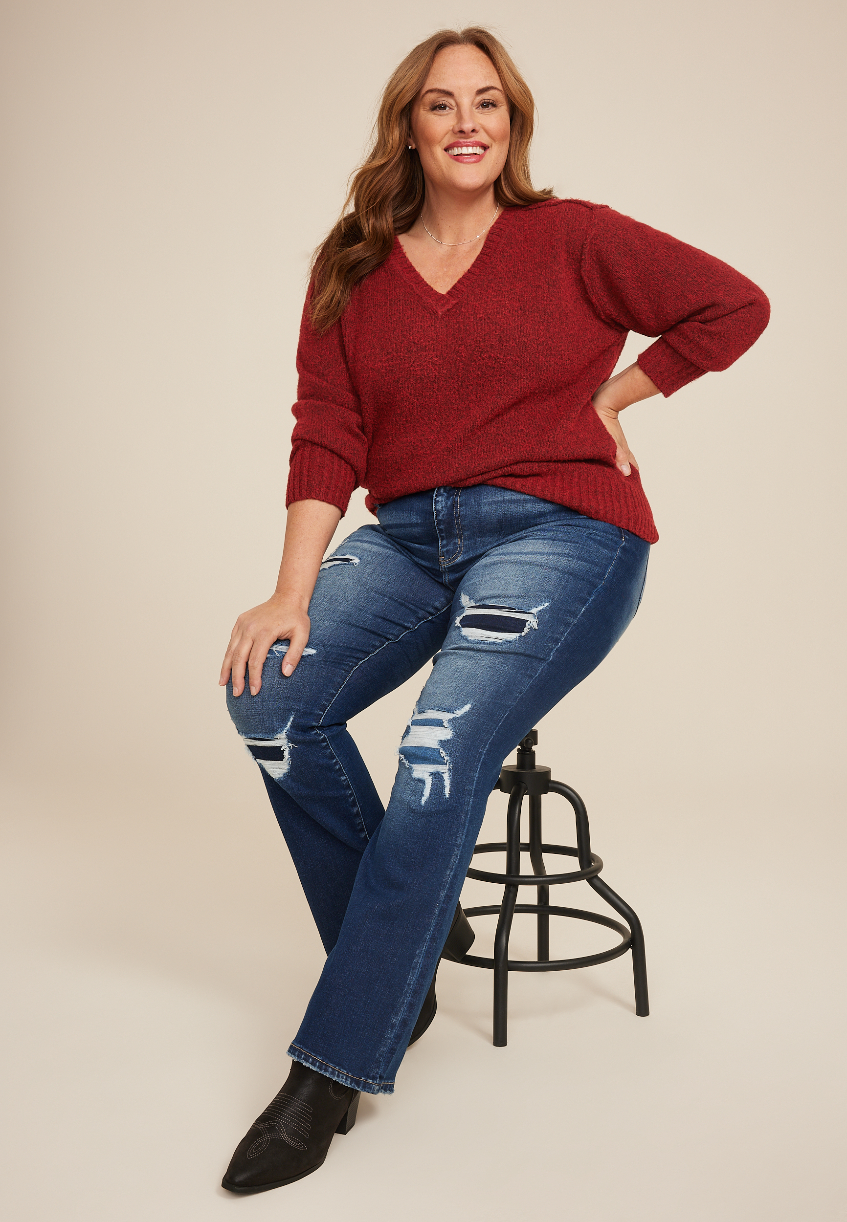 Plus Size Cozier Than Cashmere Sweater, C4744, large