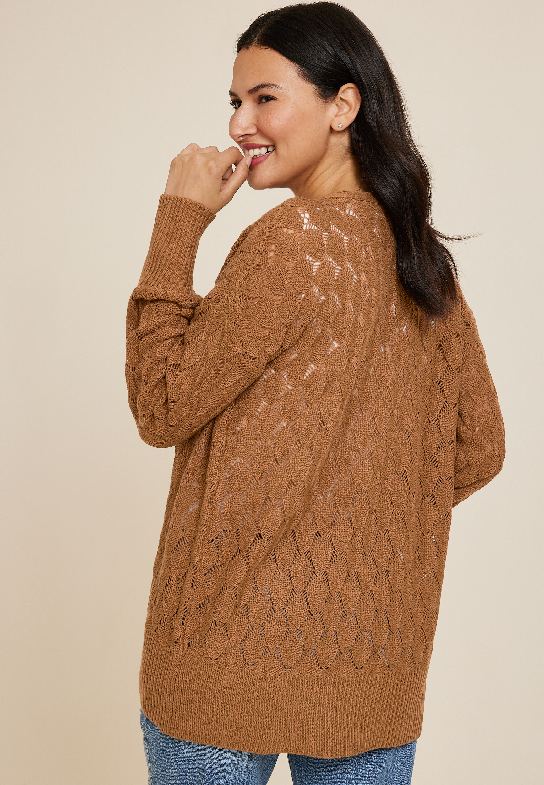 Diamond Stitch Cardigan, C9839, large