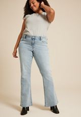 Plus Size m jeans by maurices&trade; Classic High Rise Flare Jean, C2806, small