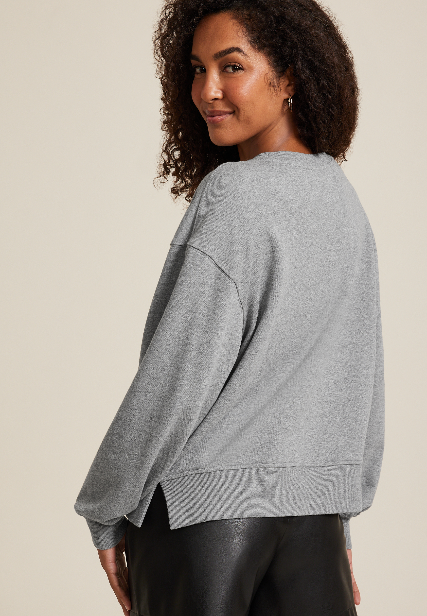 Wingbow&trade; Crew Neck Sweatshirt, C2820, large