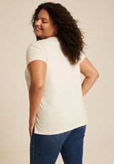 Plus Size Floral Fall Classic Fit Graphic Tee, C254, small