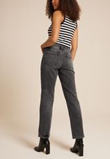 Flying Monkey&trade; Black High Rise Straight Jean, C106, small