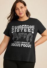 Plus Size Hocus Pocus Classic Fit Graphic Tee, C106, small