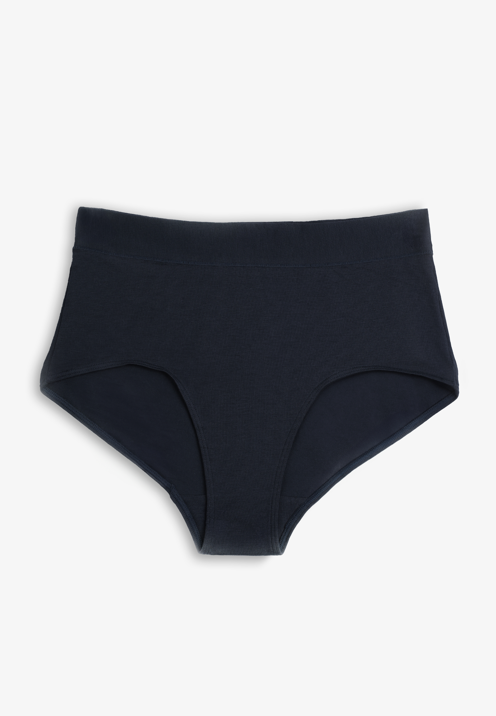 Simply Comfy Cotton High Waist Brief Panty, BLUE JASMINE, large