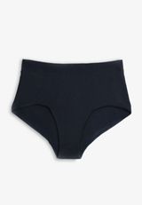 Simply Comfy Cotton High Waist Brief Panty, BLUE JASMINE, small