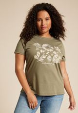 Plus Size Autumnology Classic Fit Graphic Tee, C186, small