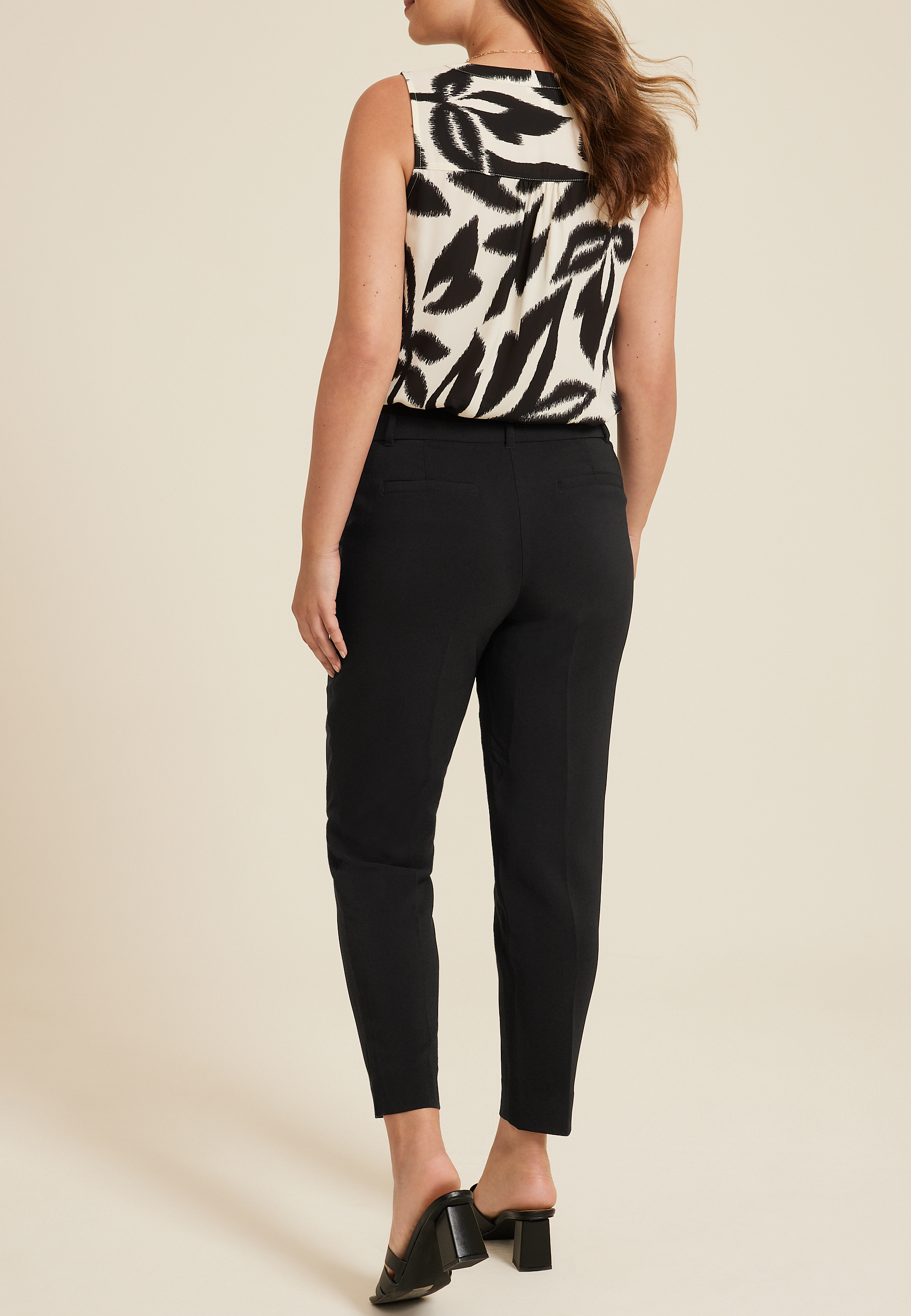 Idealist High Rise Tapered Pant, BLACK, large