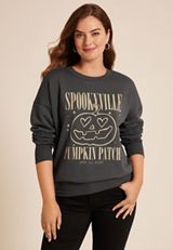 Spookyville Pumpkin Patch Relaxed Fit Sweatshirt, C1876, small