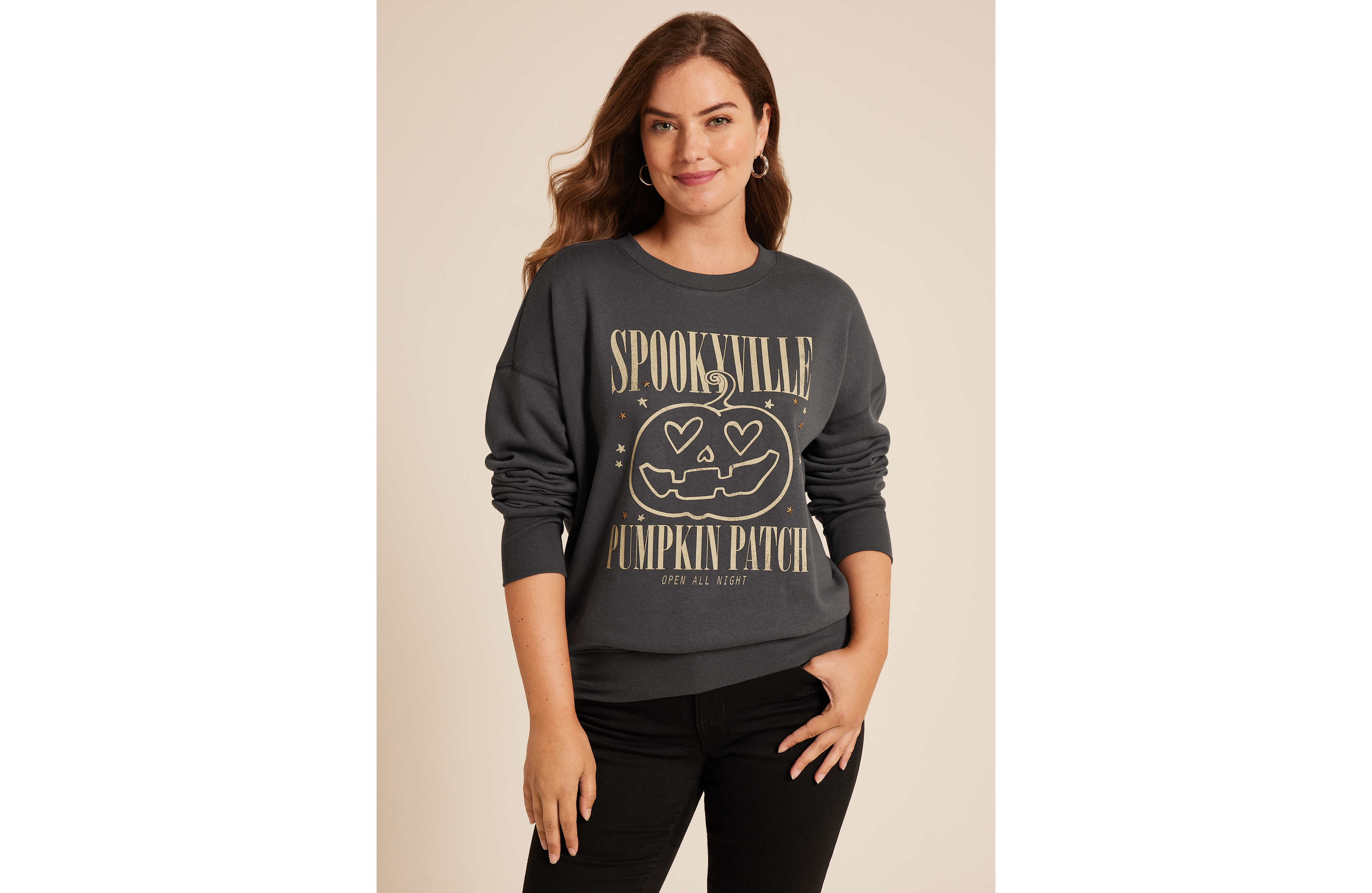 Spookyville Pumpkin Patch Relaxed Fit Sweatshirt