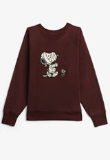 Snoopy Halloween Mummy Relaxed Fit Sweatshirt, C9735, small