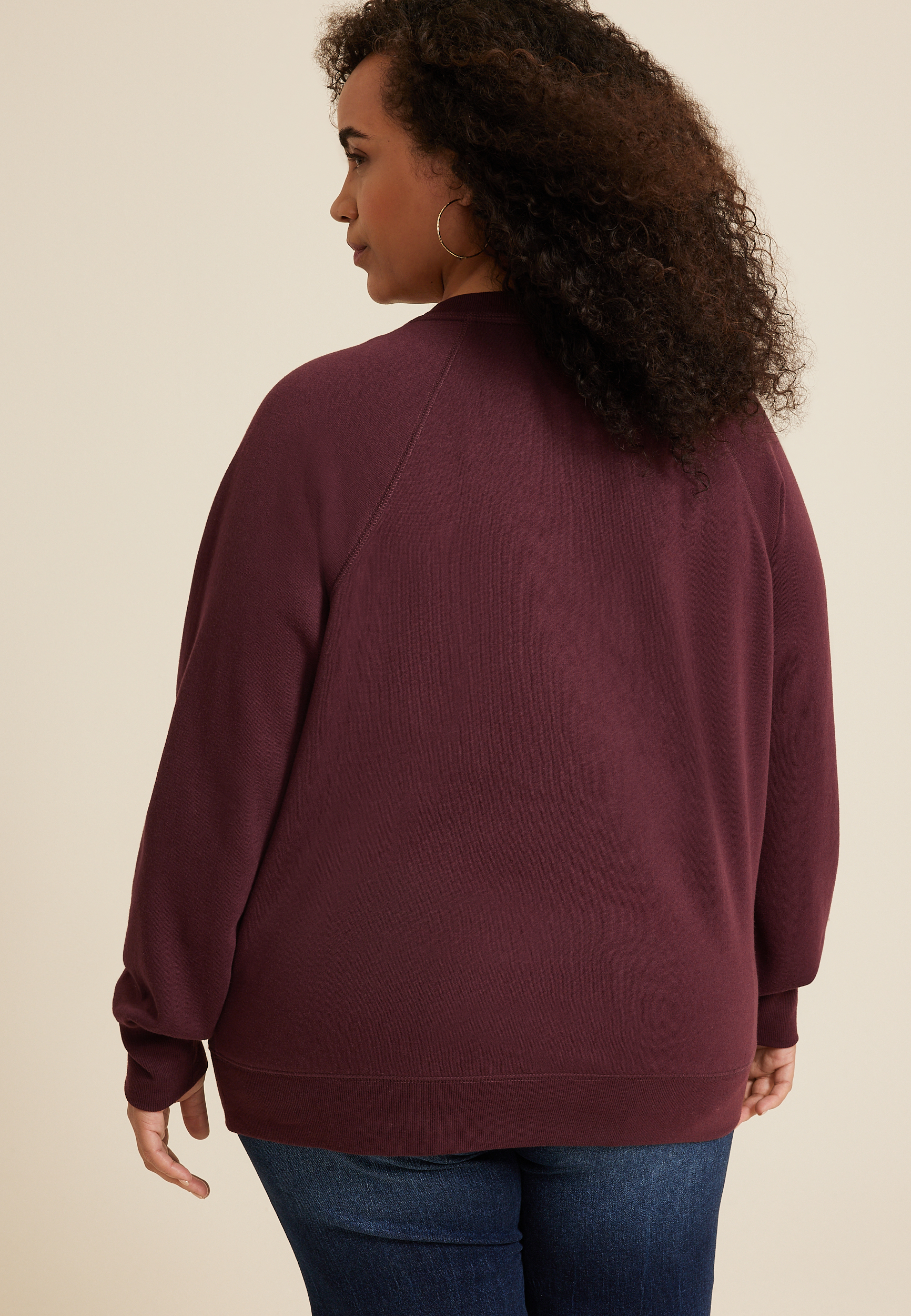 Plus Size Snoopy Halloween Mummy Relaxed Fit Sweatshirt, C9735, large