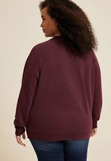 Plus Size Snoopy Halloween Mummy Relaxed Fit Sweatshirt, C9735, small