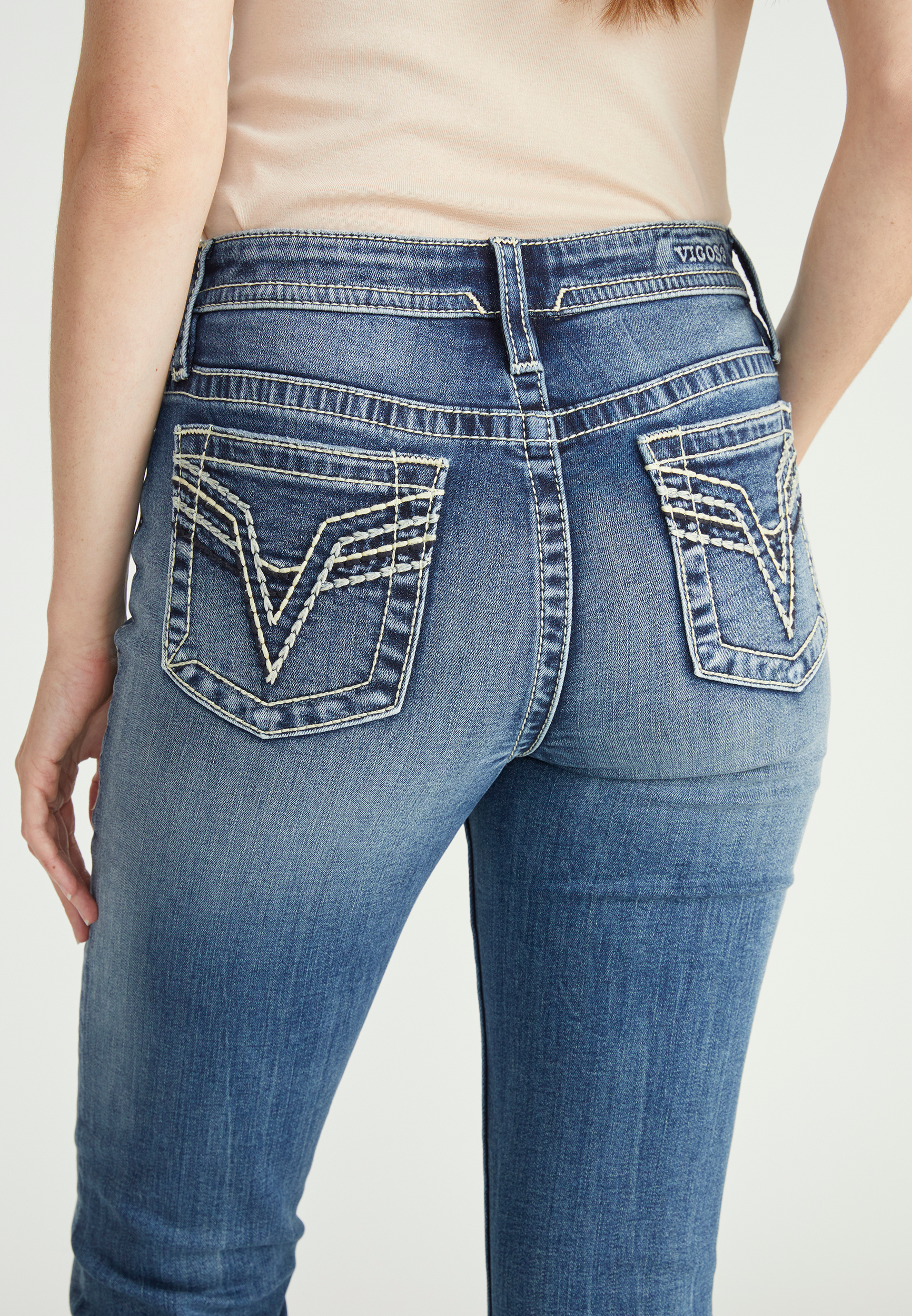 Vigoss&reg; High Rise Straight Jean, C3337, large