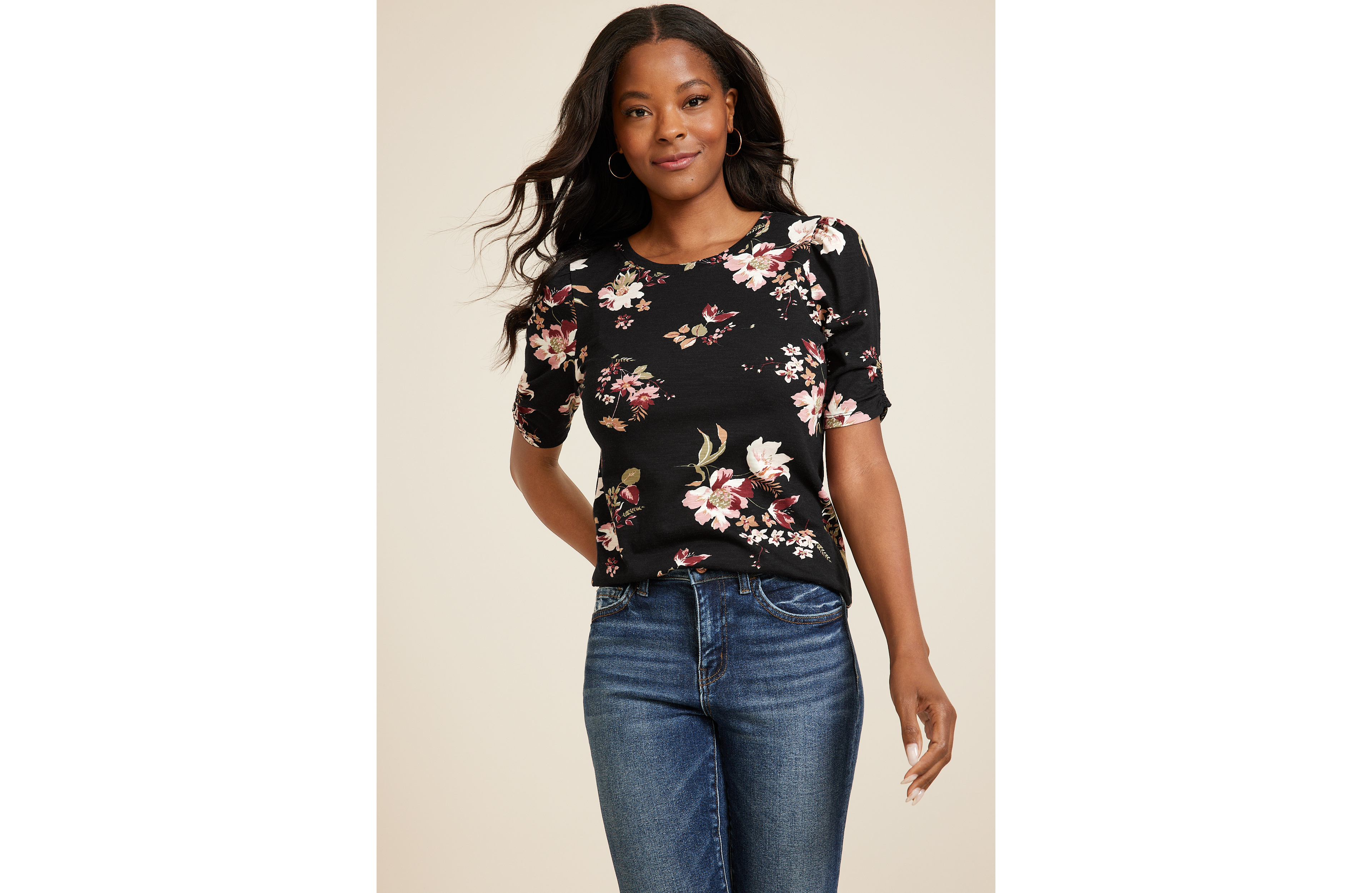Parktown Floral Puff Sleeve Top