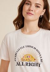 Every Little Thing Is Gonna Be All Right Relaxed Fit Graphic Tee, C2789, small