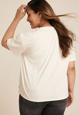 Plus Size Guns And Roses Relaxed Fit Graphic Tee, C2789, small