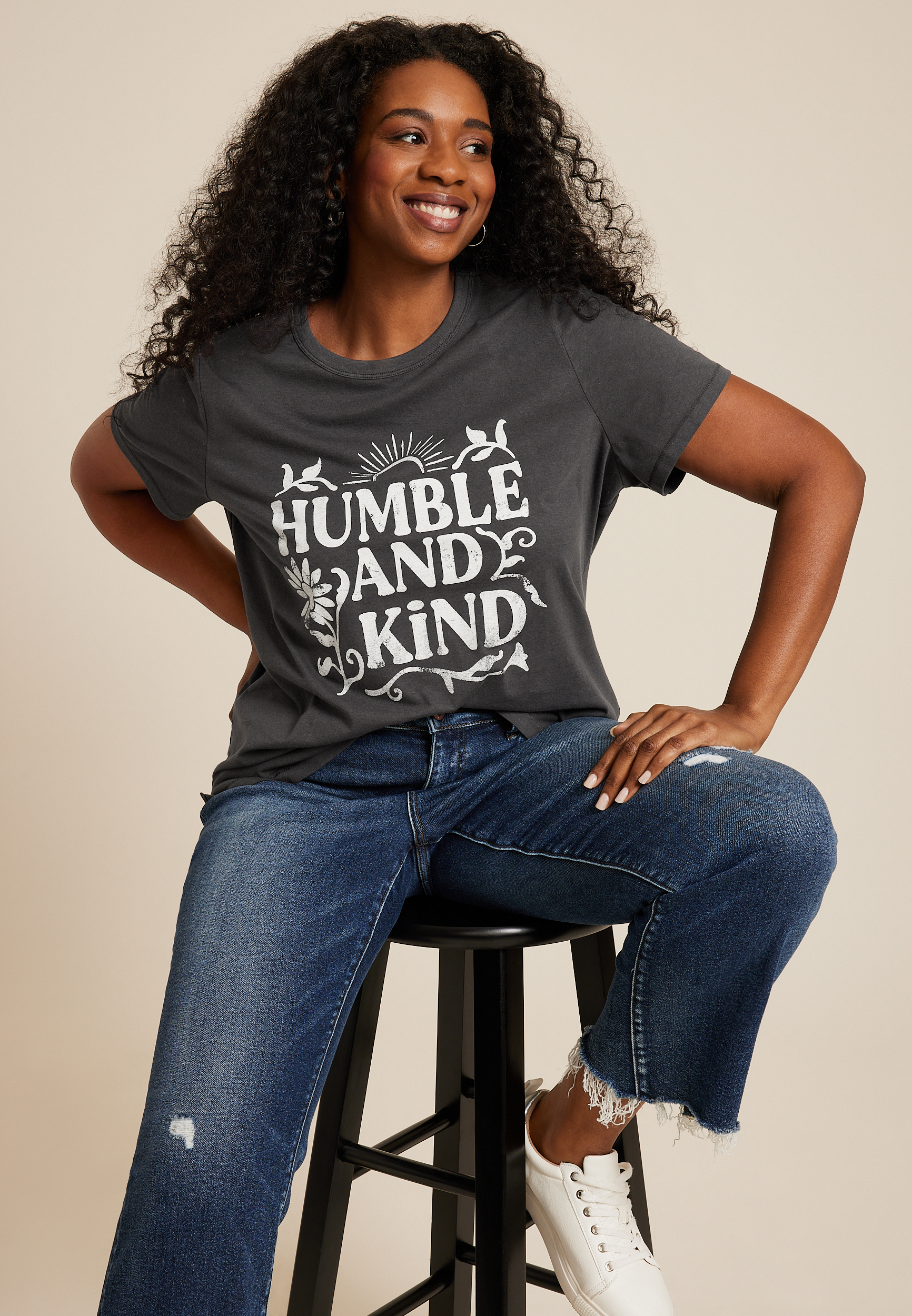 Plus Size Humble And Kind Classic Fit Graphic Tee, C1876, large