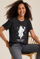 You Scream I Scream Oversized Fit Graphic Tee, C106, small