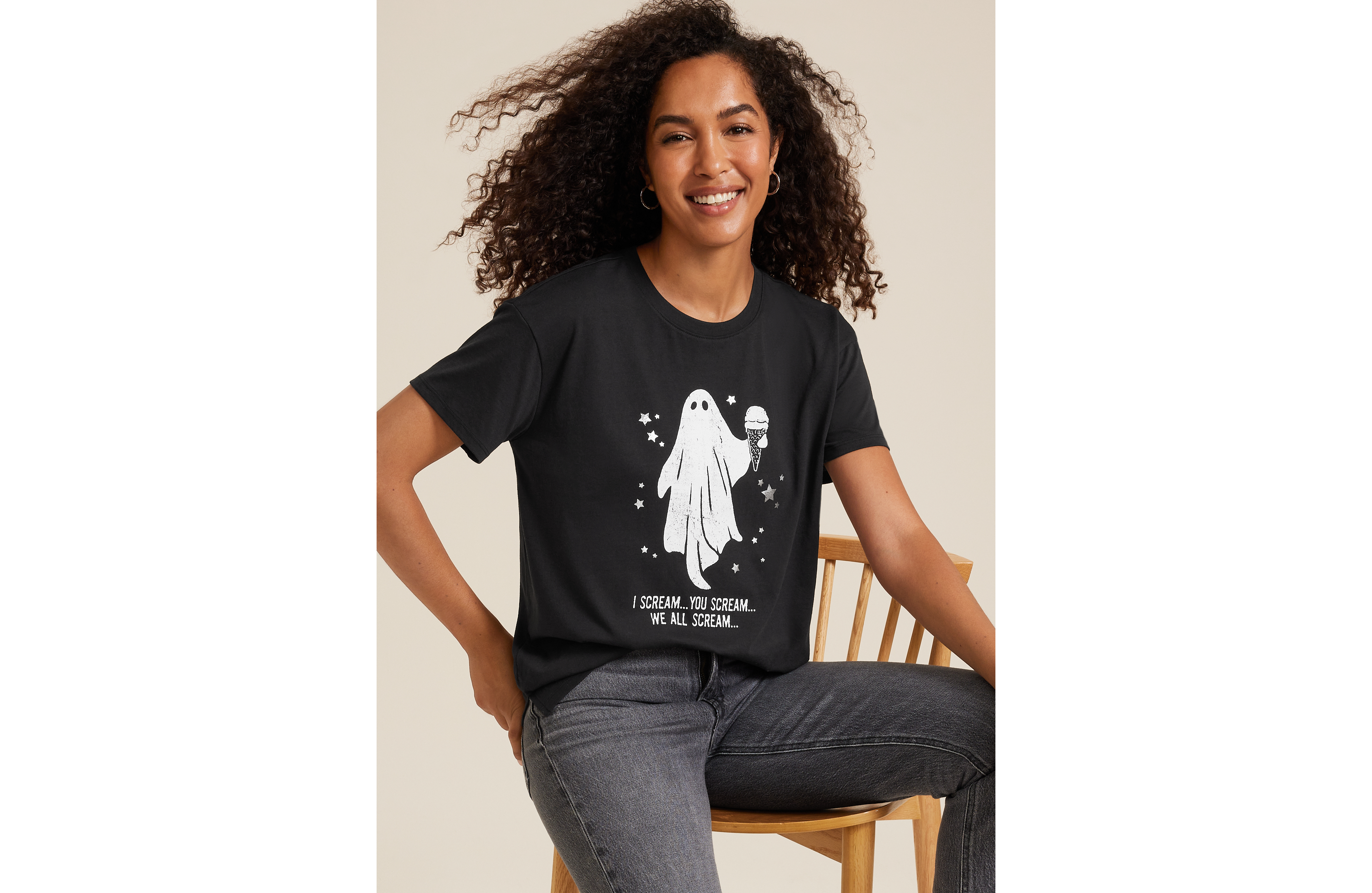 You Scream I Oversized Fit Graphic Tee