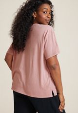Plus Size All Peopled Out Graphic Tee, C6043, small