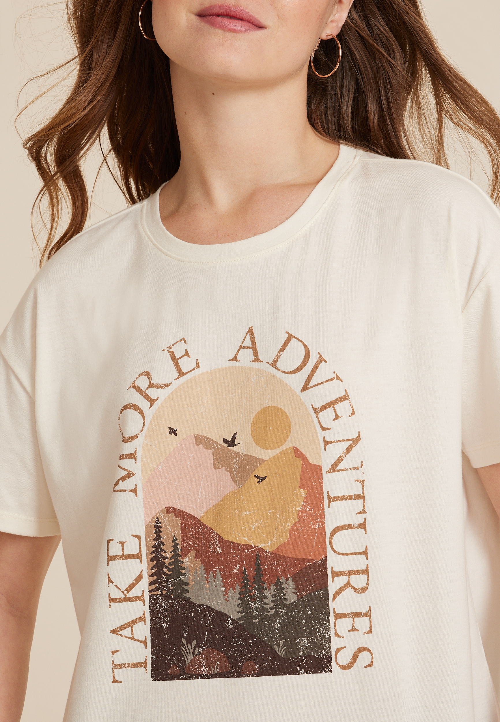 Take More Adventures Relaxed Fit Graphic Tee, C2789, large