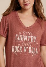 A Little Country Classic Fit Graphic Tee, C5436, small