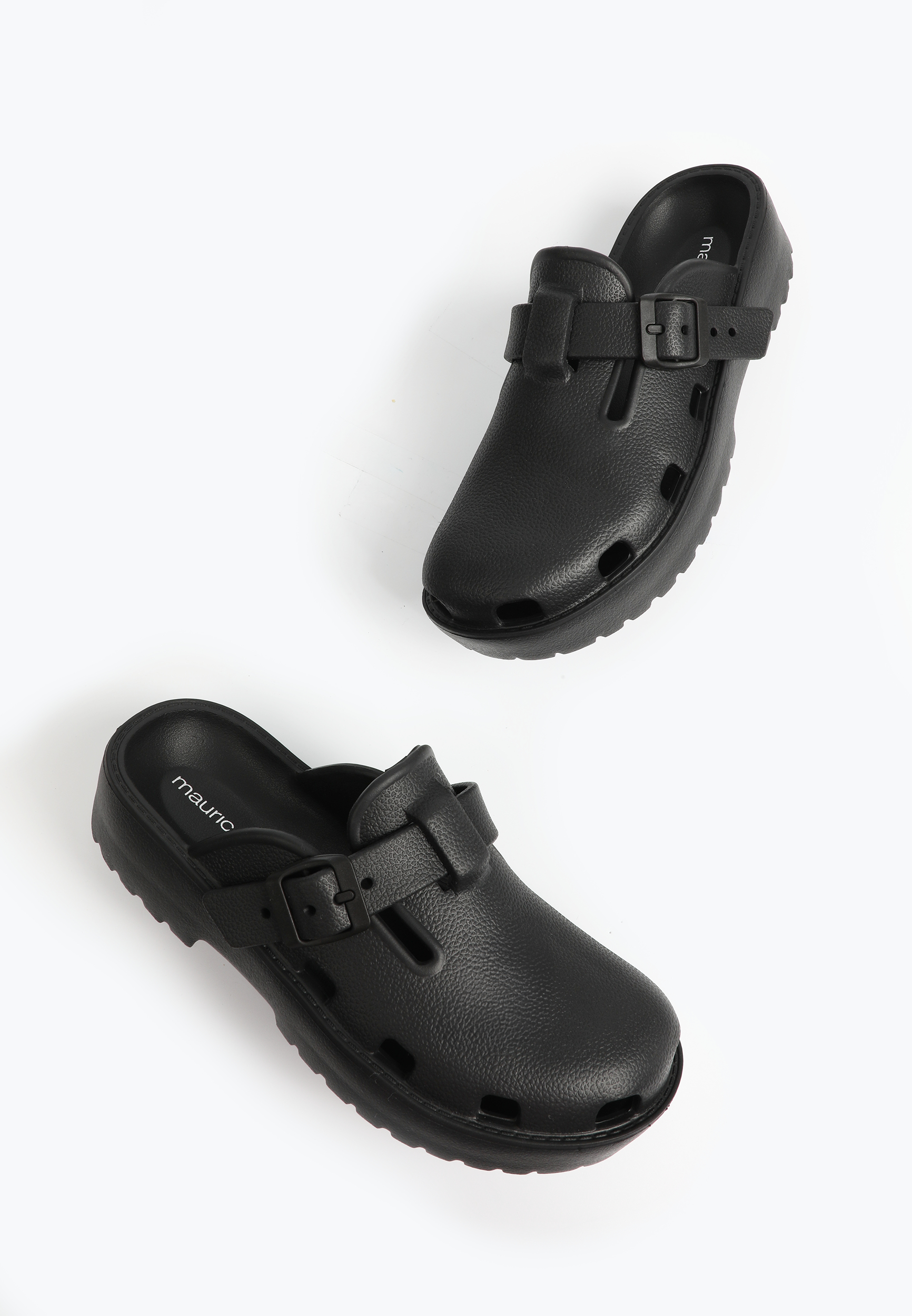 SuperCush Cora Platform Clog, BLACK, large